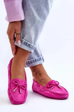 Sale Damskie Zamszowe Mokasyny Różowe Si Passione Damskie Mokasyny Damskie Zamszowe