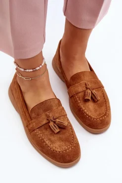 Loafersy Damskie|Mokasyny Damskie Zamszowe><noscript><img width=