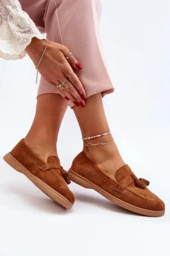 Loafersy Damskie|Mokasyny Damskie Zamszowe><noscript><img width=