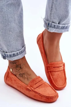 Mokasyny Damskie Zamszowe><noscript><img width=