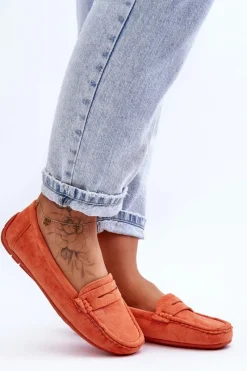 Mokasyny Damskie Zamszowe><noscript><img width=