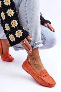 Mokasyny Damskie Zamszowe><noscript><img width=