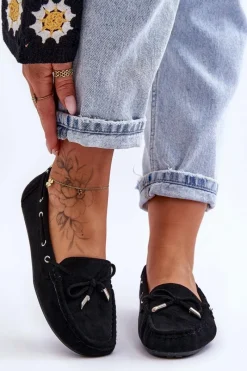 Loafersy Damskie|Mokasyny Damskie Zamszowe><noscript><img width=