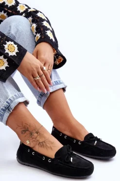 Loafersy Damskie|Mokasyny Damskie Zamszowe><noscript><img width=