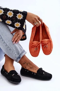 Loafersy Damskie|Mokasyny Damskie Zamszowe><noscript><img width=