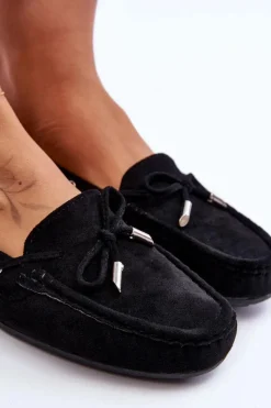 Loafersy Damskie|Mokasyny Damskie Zamszowe><noscript><img width=