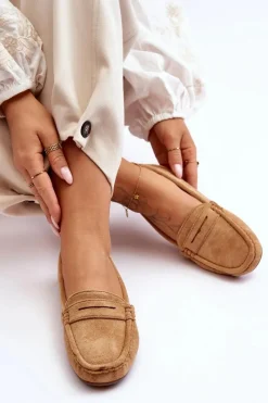 Mokasyny Damskie Zamszowe><noscript><img width=