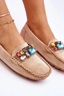 Loafersy Damskie|Mokasyny Damskie Zamszowe><noscript><img width=