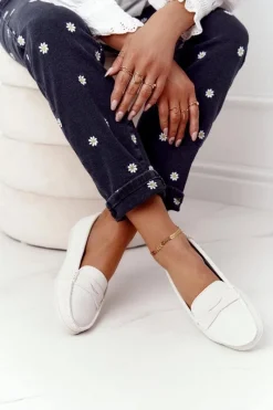 Mokasyny Damskie Zamszowe><noscript><img width=