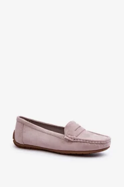 Loafersy Damskie|Mokasyny Damskie Zamszowe></noscript>Boto Damskie Zamszowe Mokasyny Fioletowe Lenvie Fioletowy