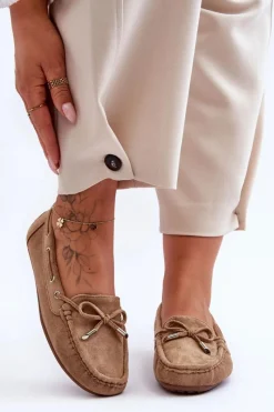 Best Damskie Zamszowe Mokasyny Brązowe Si Passione Damskie Loafersy Damskie|Mokasyny Damskie Zamszowe