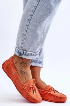 Mokasyny Damskie Zamszowe><noscript><img width=