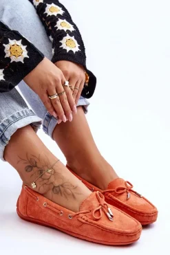 Mokasyny Damskie Zamszowe><noscript><img width=