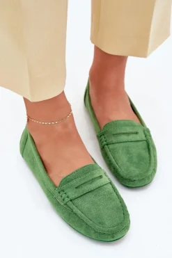 Loafersy Damskie|Mokasyny Damskie Zamszowe><noscript><img width=