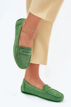 Loafersy Damskie|Mokasyny Damskie Zamszowe><noscript><img width=