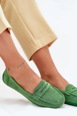 Loafersy Damskie|Mokasyny Damskie Zamszowe><noscript><img width=