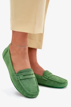 Loafersy Damskie|Mokasyny Damskie Zamszowe><noscript><img width=
