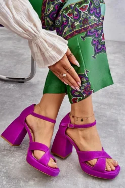 Sandały Na Obcasie><noscript><img width=