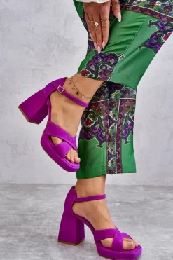 Sandały Na Obcasie><noscript><img width=