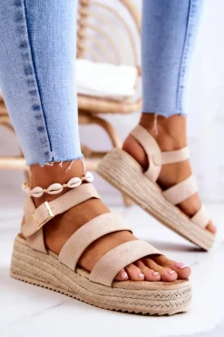 Sandały Na Koturnie><noscript><img width=