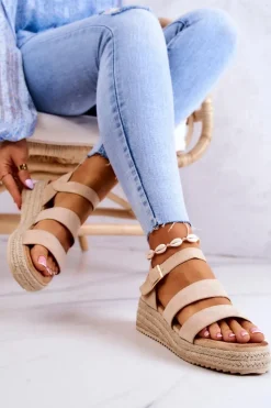 Sandały Na Koturnie><noscript><img width=