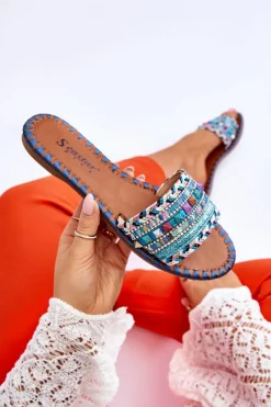 Klapki Damskie Klasyczne><noscript><img width=