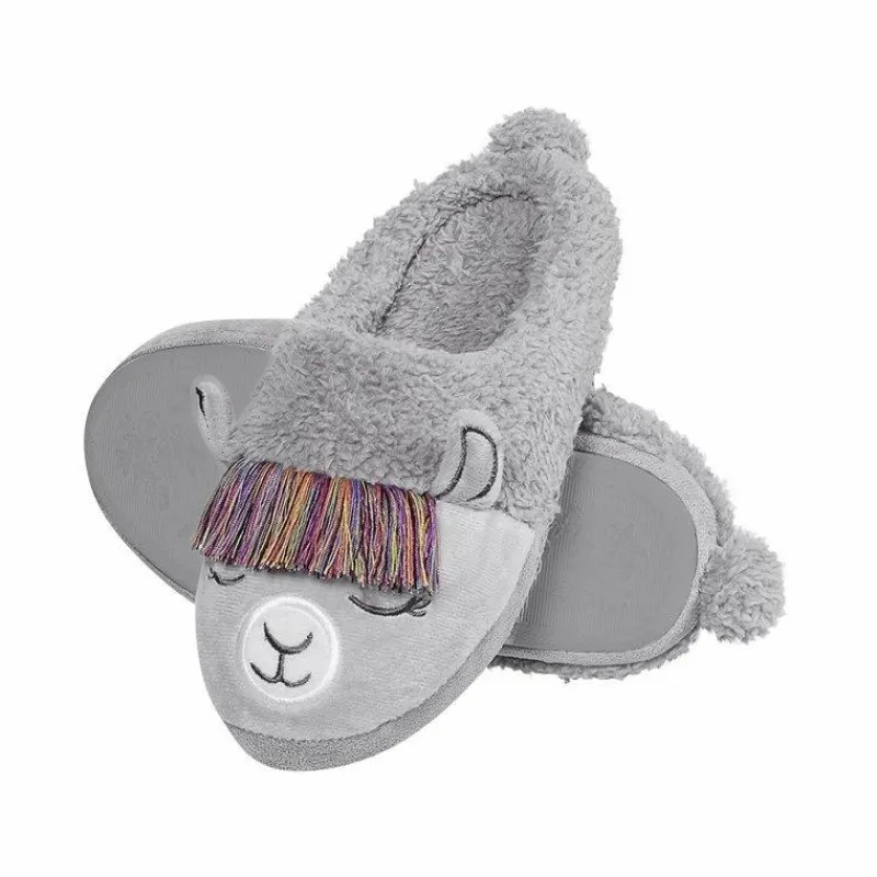 Online Domowe Damskie Klapki SOXO Lama Damskie Kapcie Klasyczne