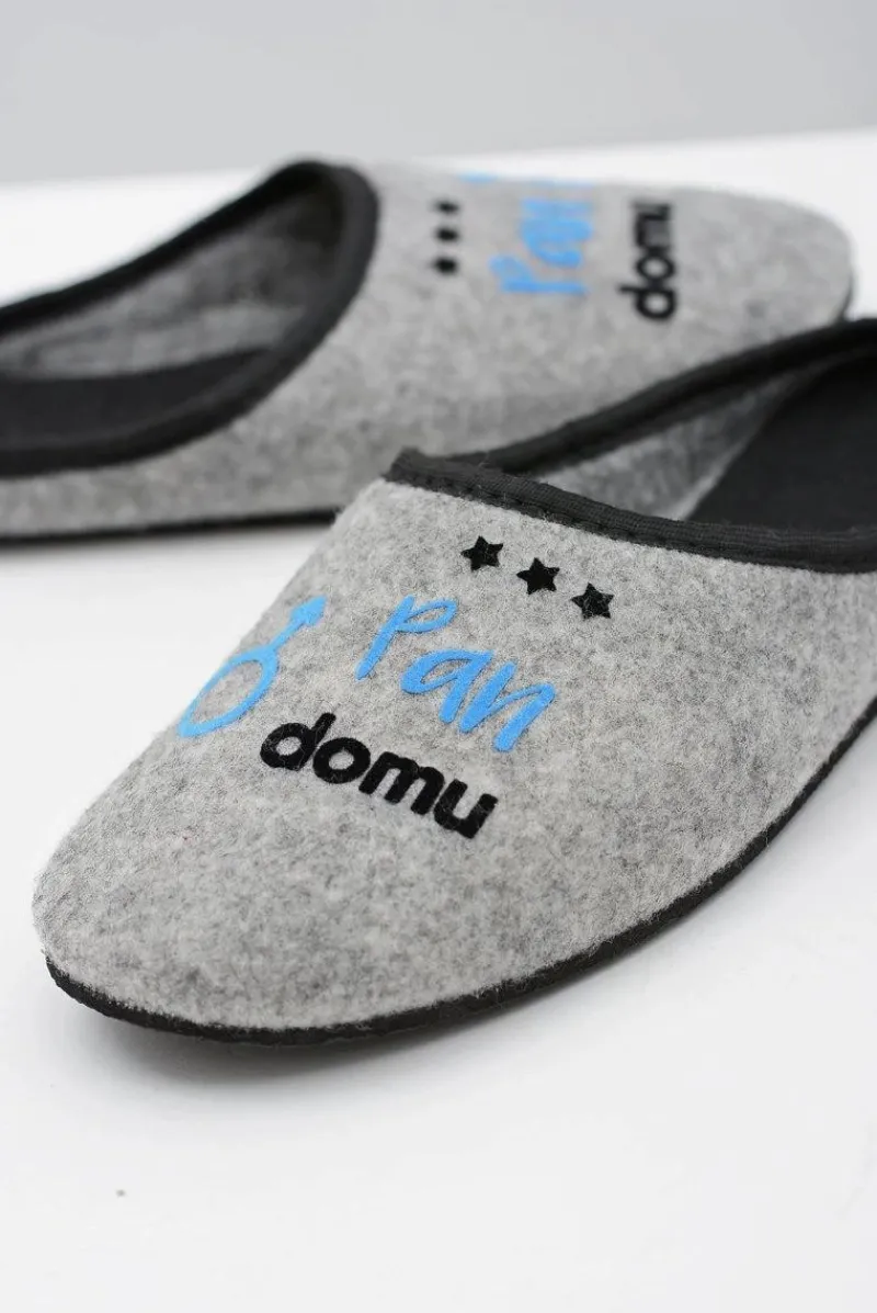 Discount Boto Dreex Filcowe Męskie Papcie Wiktor