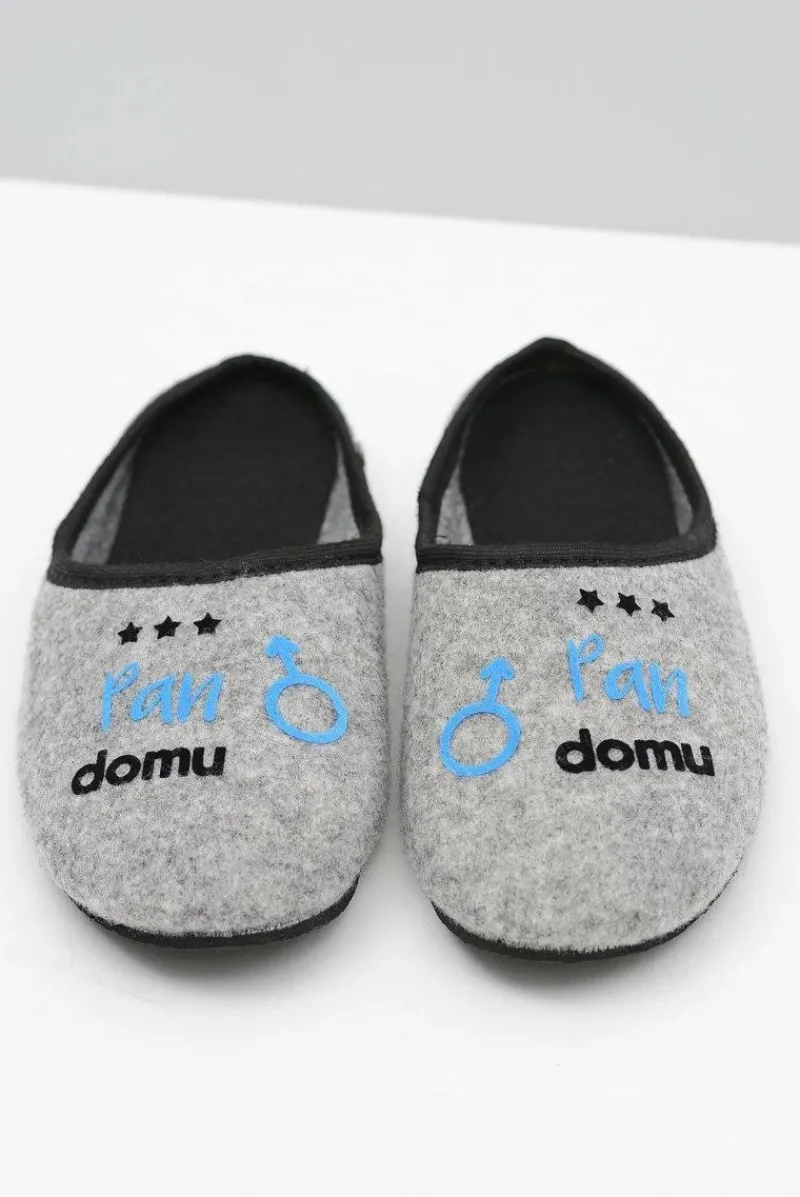 Discount Boto Dreex Filcowe Męskie Papcie Wiktor