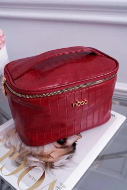 Duża Damska Kosmetyczka Czerwona NCOS-I0331-C005 Damskie Torebki Nobo|Kosmetyczki Damskie