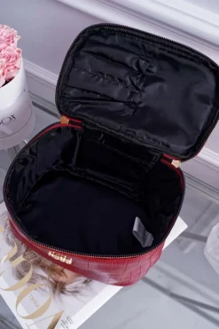 Duża Damska Kosmetyczka Czerwona NCOS-I0331-C005 Damskie Torebki Nobo|Kosmetyczki Damskie