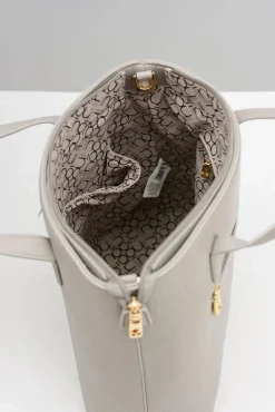 Torebki Nobo></noscript>Nobo Duża Damska Szara Torebka A4