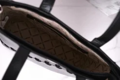 Sale Duża Damska Torba Shopper BAG0840-022 Srebrna Torebki Monnari|Torebki Klasyczne