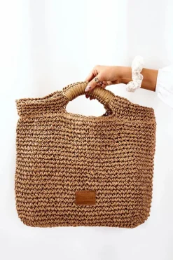 Torebki Klasyczne>Big Star Shoes Duża Damska Torebka Big Star JJ574103 Beżowa