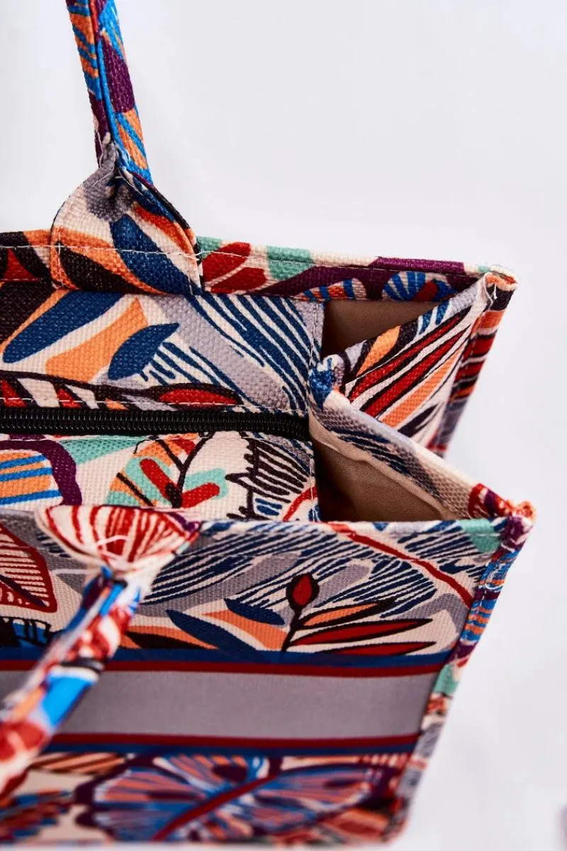 Torebki Klasyczne>Boto Duża Klasyczna Torebka W Print Multikolor Micola