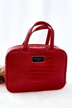 Online Monnari Duża Kosmetyczka CSM0080-005 Czerwona