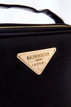 Clearance Monnari Duża Kosmetyczka CSM0040-M20 Czarna