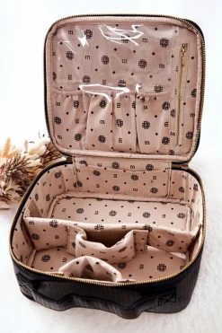 Clearance Monnari Duża Kosmetyczka CSM0040-M20 Czarna