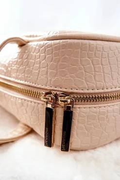 Monnari Duża Kosmetyczka CSM0080-M00 Kremowa