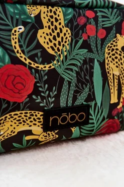 Sale Nobo Duża Kosmetyczka Leopard L0040-CM08 Czarna