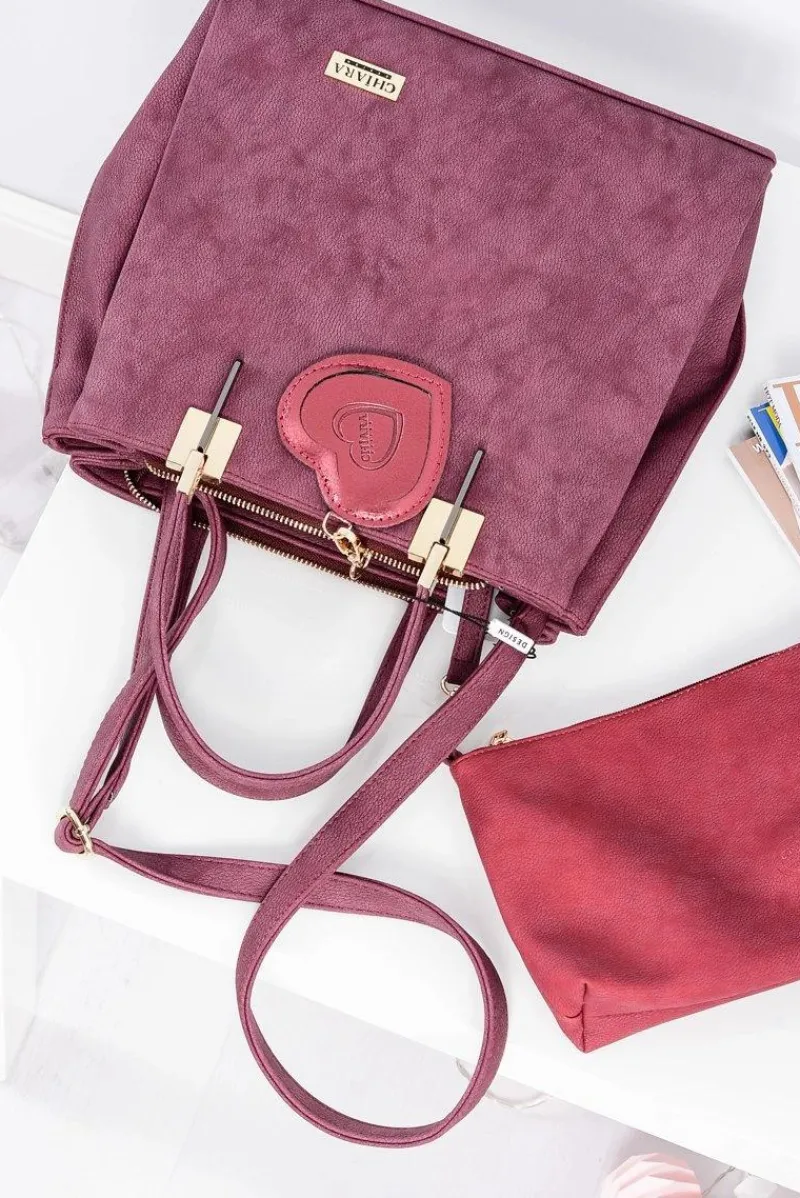 Sale Boto Duża Polska Torebka Damska + Saszetka + Lustereczko