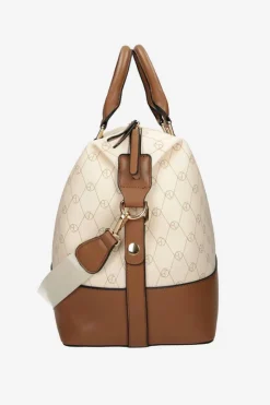 Torby Podróżne|Torby Sportowe>Nobo Duża Torba Podróżna P1250-CM00 Beżowo-Brązowa