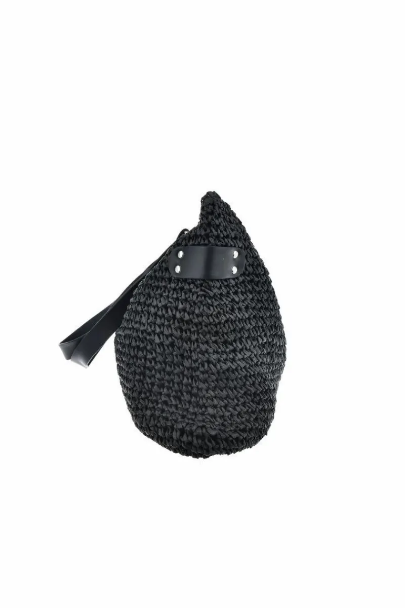 Torebki Plażowe|Torebki Klasyczne>Big Star Shoes Duża Torba Z Plecionki Big Star NN574108 Czarna