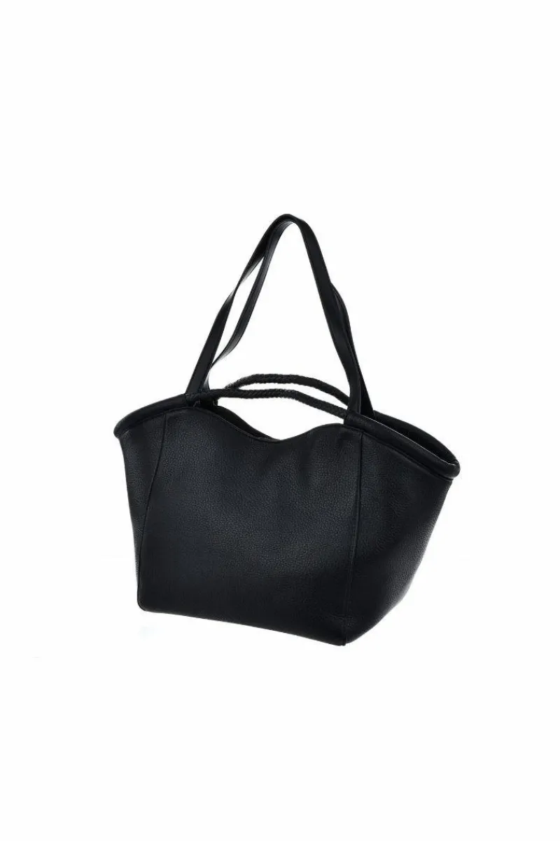 Duża Torebka Eko Skórzana Big Star NN574068 Czarna Torby Sportowe|Torebki Klasyczne