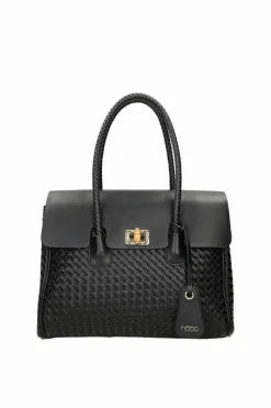 Torebki Nobo|Torebki Klasyczne>Nobo Duża Torebka Na Ramię M0870-C020 Czarna