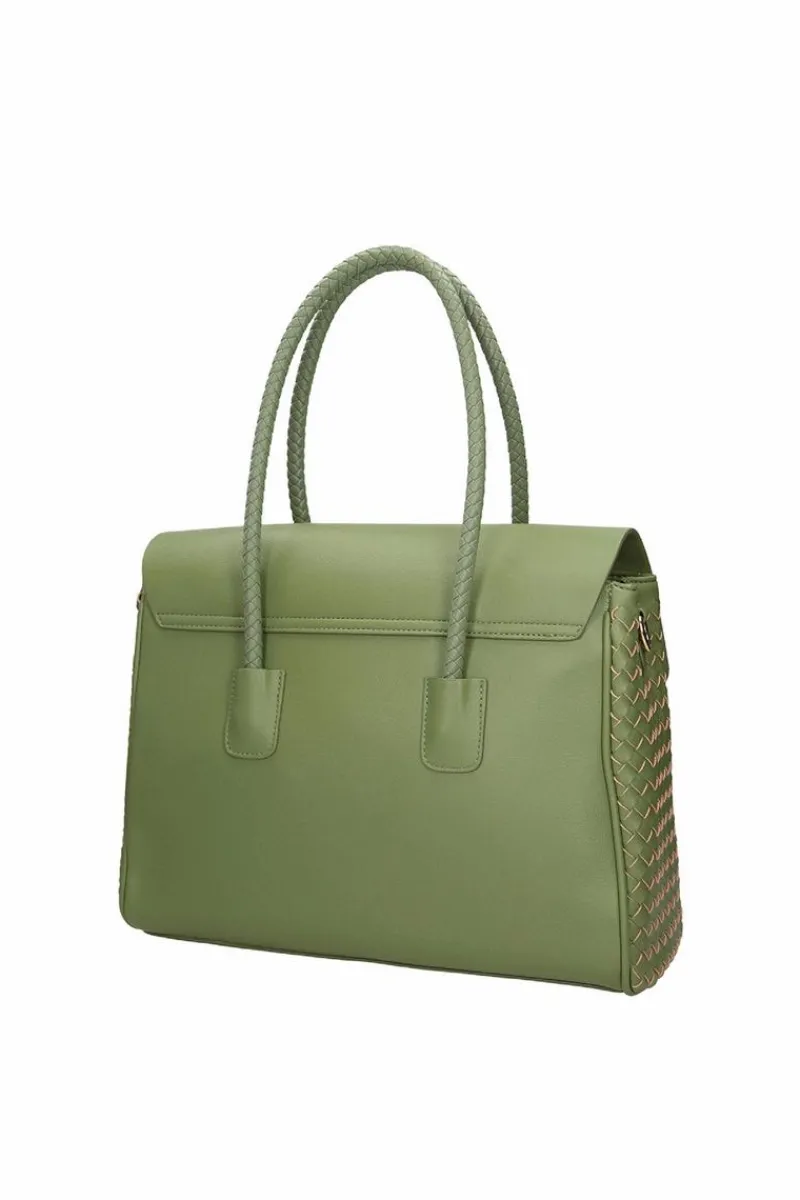 Outlet Nobo Duża Torebka Na Ramię M0870-C008 Zielona
