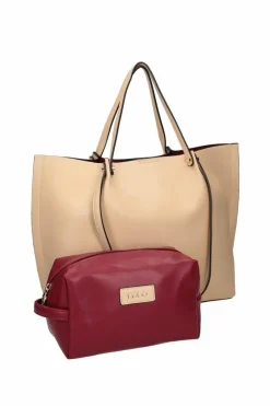 Clearance Nobo Duża Torebka Shopperka M0100-C015 Beżowa