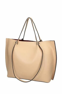 Clearance Nobo Duża Torebka Shopperka M0100-C015 Beżowa