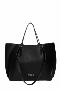 Torebki Nobo|Torebki Klasyczne>Nobo Duża Torebka Shopperka M0100-C020 Czarna