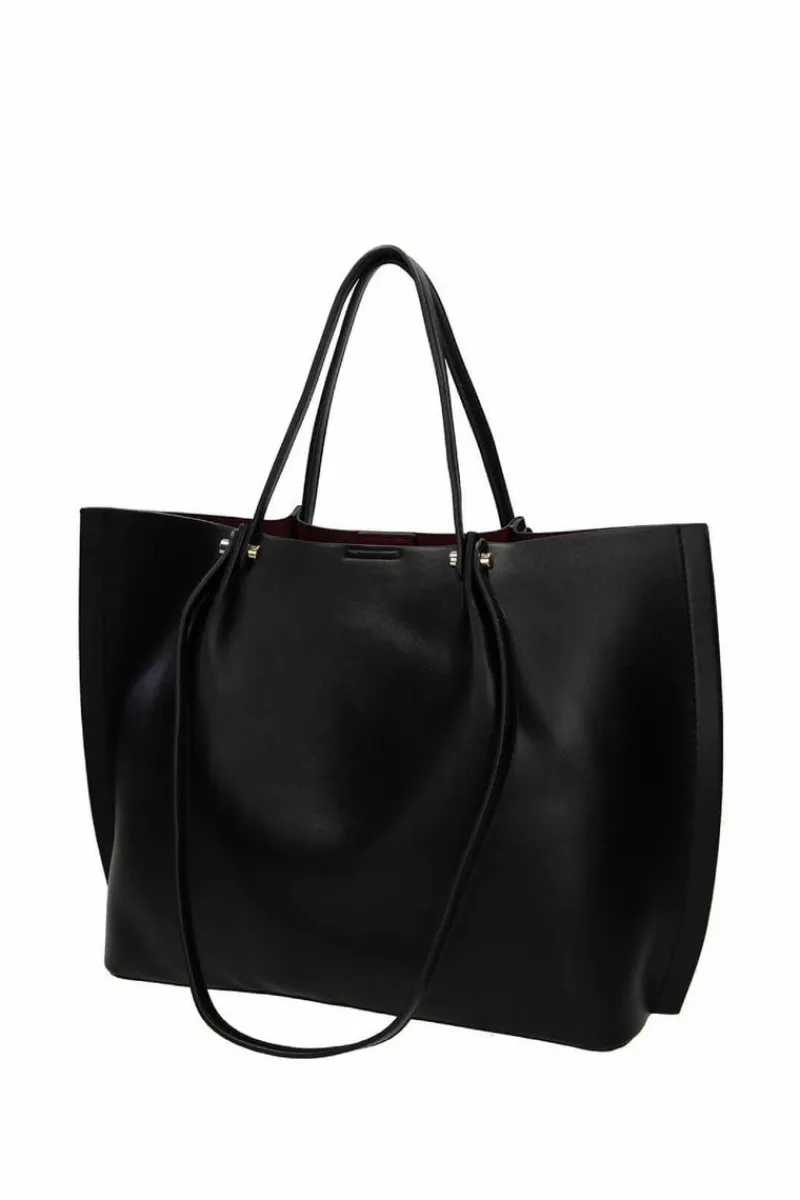 Torebki Nobo|Torebki Klasyczne>Nobo Duża Torebka Shopperka M0100-C020 Czarna